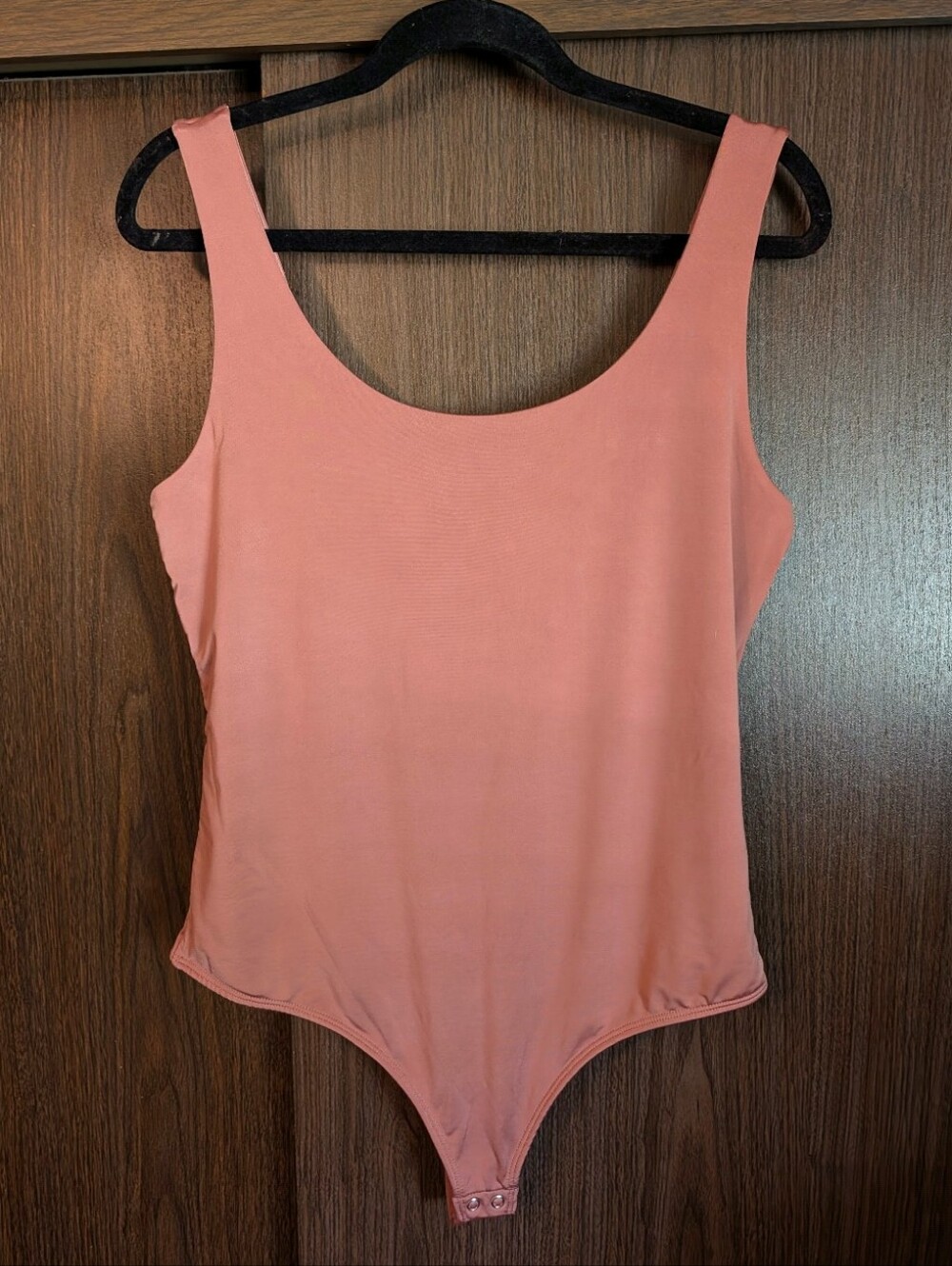 Express Body Contour Bodysuit In Rose Gold
